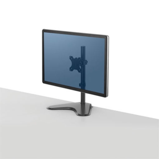 Picture of Professional Series Single Freestanding Monitor Arm, For 32" Monitors, 11" X 15.4" X 18.3", Black, Supports 17 Lb