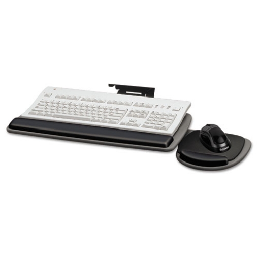 Picture of Adjustable Standard Keyboard Platform, 20.25w X 11.13d, Graphite/black