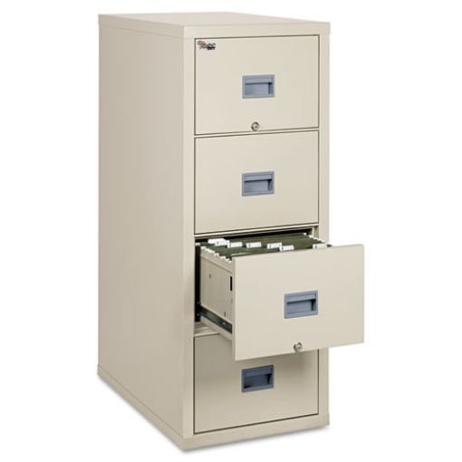 Picture of Patriot By Fireking Insulated Fire File, 1-Hour Fire Protection, 4 Letter-Size File Drawers, Parchment, 17.75 X 31.63 X 52.75