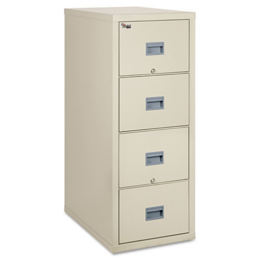 Picture of Patriot By Fireking Insulated Fire File, 1-Hour Fire Protection, 4 Legal-Size File Drawers, Parchment, 20.75 X 31.63 X 52.75