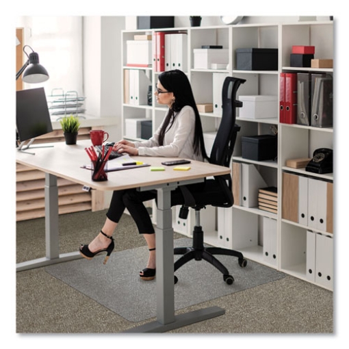 Picture of Cleartex Ultimat Polycarbonate Chair Mat For Low/medium Pile Carpet, 35 X 47, Clear