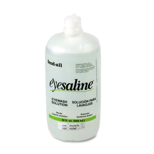 Picture of Fendall Eyesaline Eyewash Bottle Refill, 32 Oz Bottle, 12/carton