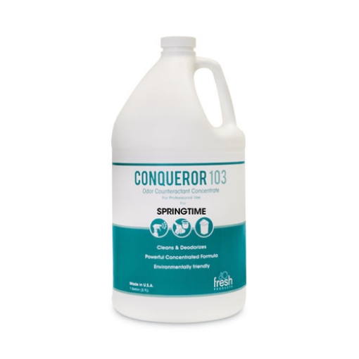 Picture of Conqueror 103 Odor Counteractant Concentrate, Springtime, 1 gal Bottle, 4/Carton