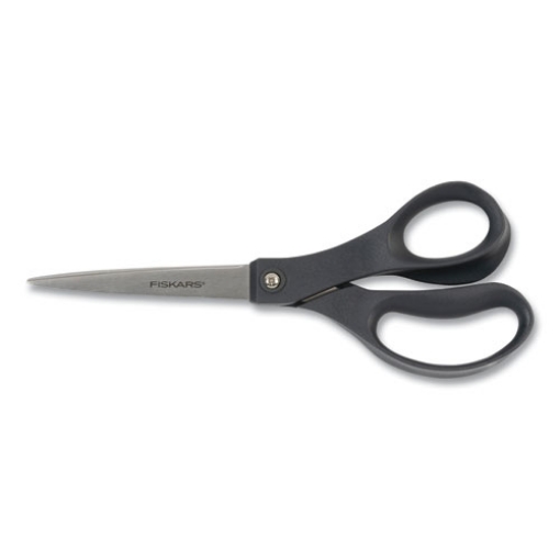 Picture of Everyday Scissors, 8" Long, 3.25" Cut Length, Black Straight Handle