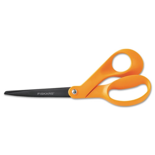 Picture of Our Finest Scissors, 8" Long, 3.1" Cut Length, Orange Offset Handle