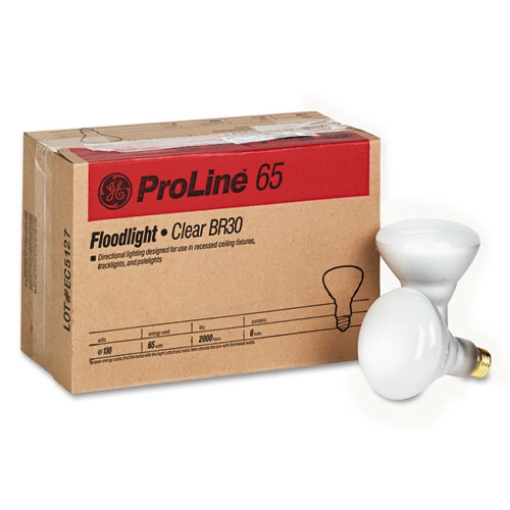 Picture of Incandescent Soft White Br30 Light Bulb, 65 W, 6/carton