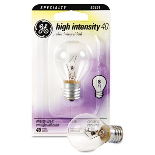 Picture of Incandescent S11 Appliance Light Bulb, 40 W, Clear