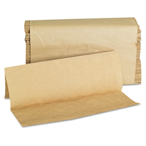 Picture of Folded Paper Towels, Multifold, 9 x 9.45, Natural, 250 Towels/Pack, 16 Packs/Carton