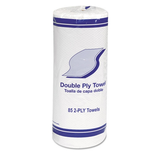 Picture of Kitchen Roll Towels, 2-Ply, 11 x 7.8, White, 85/Roll, 30 Rolls/Carton