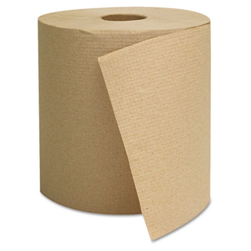 Picture of Hardwound Towels, 1-Ply, 800 ft, Brown, 6 Rolls/Carton