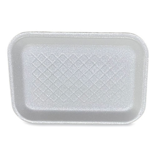 Picture of Meat Trays, #2S, 8.5 x 6 x 0.7, White, 500/Carton