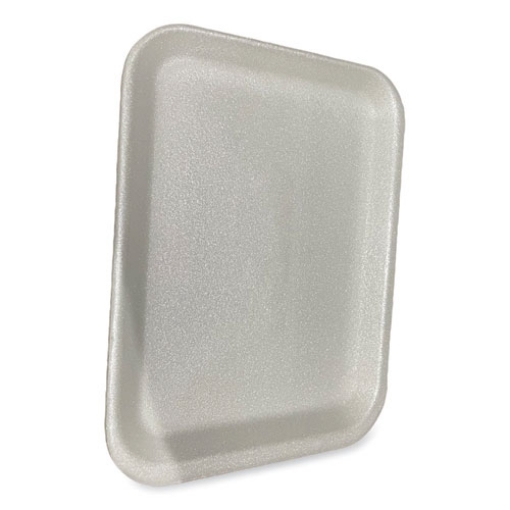 Picture of Meat Trays, #4S, 9.5 x 7.25 x 0.5, White, 500/Carton