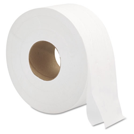 Picture of Jumbo Roll Bath Tissue, Septic Safe, 2-Ply, White, 3.3" X 700 Ft, 12/carton