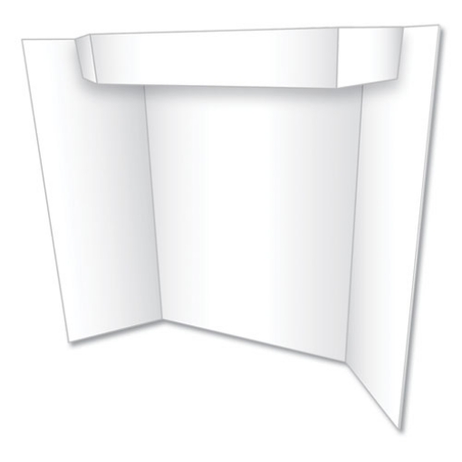 Picture of Two Cool Tri-Fold Poster Board, 24 X 36, White/white