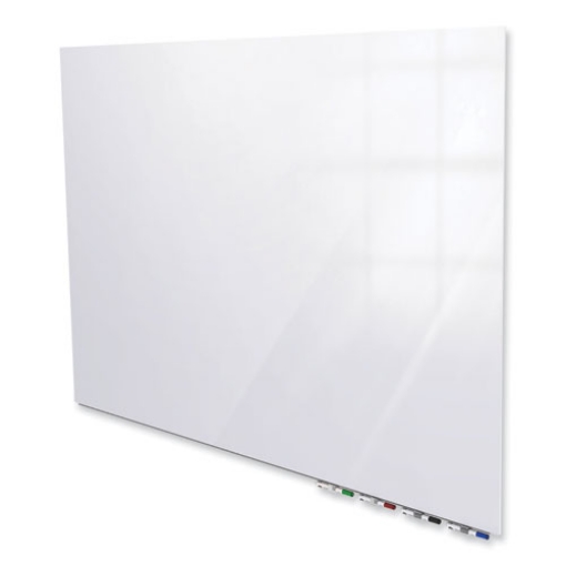Picture of Aria Low Profile Magnetic Glass Whiteboard, 36 x 24, White Surface, Ships in 7-10 Business Days