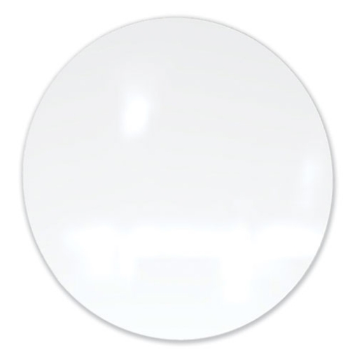 Picture of Coda Low Profile Circular Magnetic Glassboard, 24 Diameter, White Surface, Ships in 7-10 Business Days