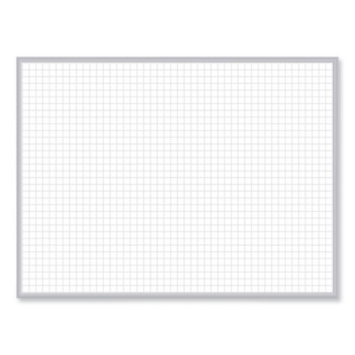 Picture of Magnetic Porcelain Whiteboard with Satin Aluminum Frame, 36.5 x 60.5, White Surface, Ships in 7-10 Business Days