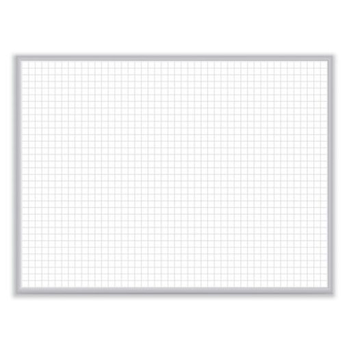 Picture of Non-Magnetic Whiteboard with Aluminum Frame, 24 x 17.81, White Surface, Satin Aluminum Frame, Ships in 7-10 Business Days