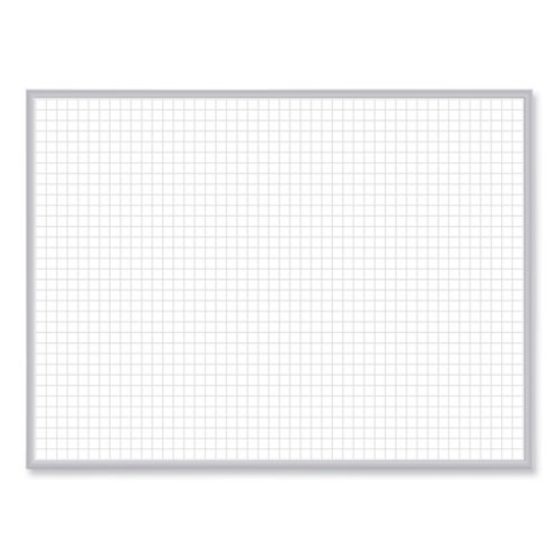 Picture of Non-Magnetic Whiteboard with Aluminum Frame, 36 x 23.81, White Surface, Satin Aluminum Frame, Ships in 7-10 Business Days