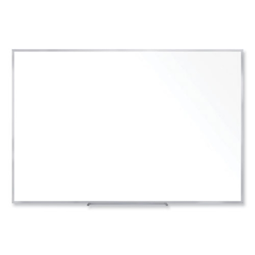 Picture of Non-Magnetic Whiteboard with Aluminum Frame, 72.63 x 48.47, White Surface, Satin Aluminum Frame, Ships in 7-10 Business Days