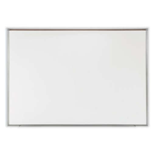 Picture of Proma Magnetic Porcelain Projection Whiteboard w/Satin Aluminum Frame, 48.5 x 36.5, White Surface,Ships in 7-10 Business Days