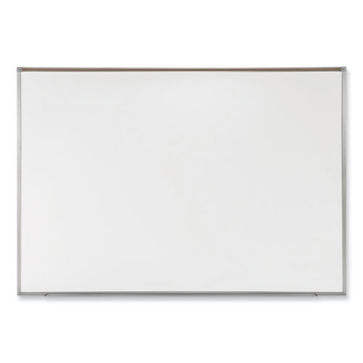 Picture of Proma Magnetic Porcelain Projection Whiteboard w/Satin Aluminum Frame, 72.5 x 48.5, White Surface,Ships in 7-10 Business Days