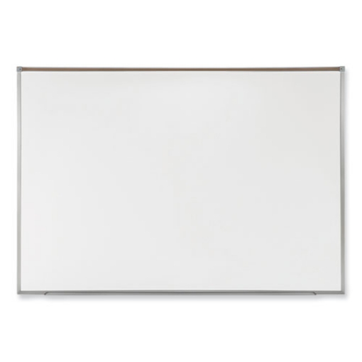 Picture of Proma Magnetic Porcelain Projection Whiteboard w/Satin Aluminum Frame, 96.5 x 48.5, White Surface,Ships in 7-10 Business Days