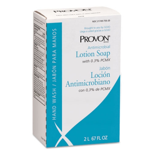 Picture of Antimicrobial Lotion Soap With Chloroxylenol, Citrus Scent, 2 L Nxt Refill, 4/carton