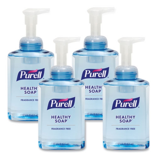 Picture of HEALTHY SOAP Gentle and Free Foam, Fragrance Free, 515 mL Pump Bottle, 4/Carton