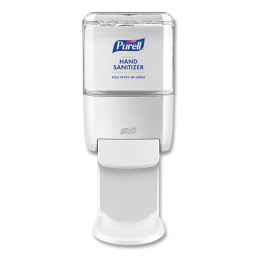 Picture of Push-Style Hand Sanitizer Dispenser, 1,200 Ml, 5.25 X 8.56 X 12.13, White