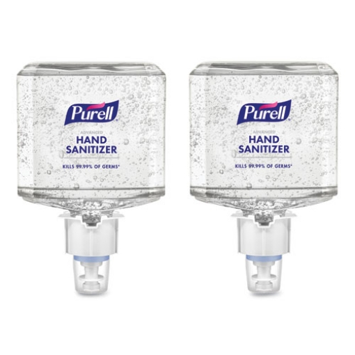 Picture of Advanced Hand Sanitizer Gel Refill, 1,200 mL, Clean Scent, For ES4 Dispensers, 2/Carton