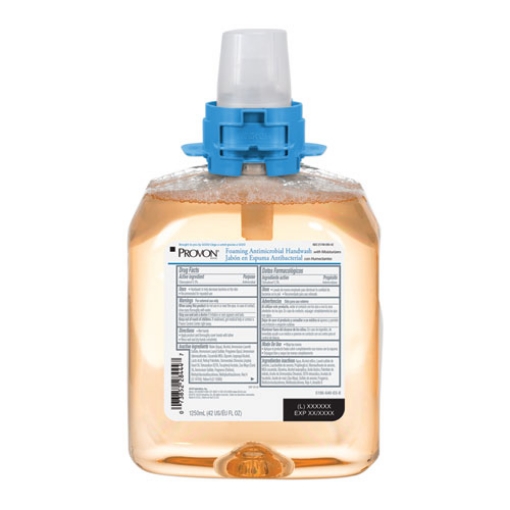 Picture of Foaming Antimicrobial Handwash, Moisturizer, FMX-12 Dispenser, Light Fruity, 1,250 mL Refill, 4/Carton