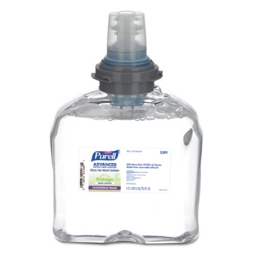 Picture of Advanced Hand Sanitizer Green Certified TFX Refill, Foam, 1,200 ml, Fragrance-Free