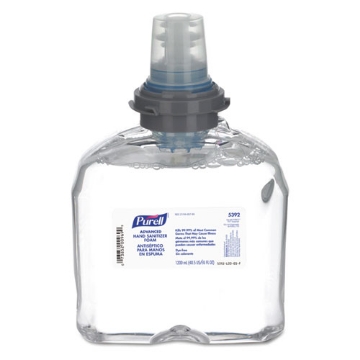 Picture of Advanced Hand Sanitizer TFX Refill, Foam, 1,200 mL, Unscented, 2/Carton