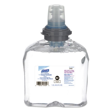 Picture of Advanced Hand Sanitizer E3-Rated Foam, 1,200 mL Refill, Fragrance-Free, 2/Carton