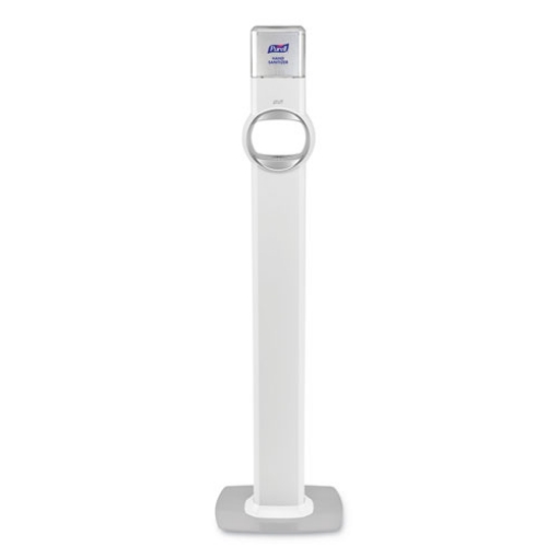 Picture of Fs6 Touch-Free Floor Stand Dispenser, 1,200 Ml, 12.5 X 11.3 X 38.5, White