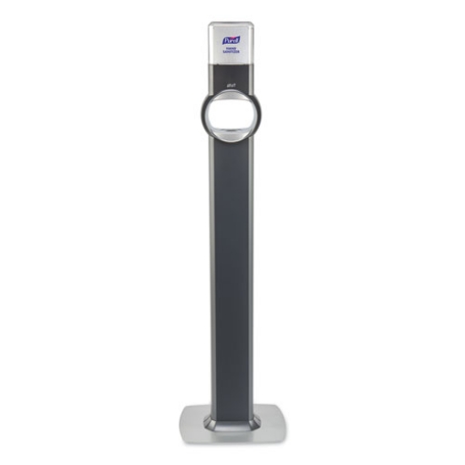 Picture of Fs6 Touch-Free Floor Stand Dispenser, 1,200 Ml, 12.5 X 11.3 X 38.5, Graphite