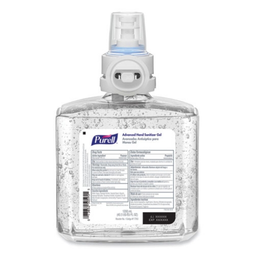 Picture of Advanced Hand Sanitizer Gel Refill, 1,200 mL, Clean Scent, For ES8 Dispensers, 2/Carton