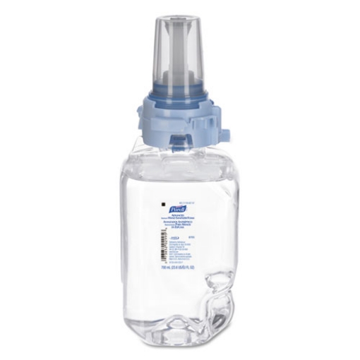 Picture of Advanced Hand Sanitizer Foam, For ADX-7 Dispensers, 700 mL Refill, Fragrance-Free, 4/Carton