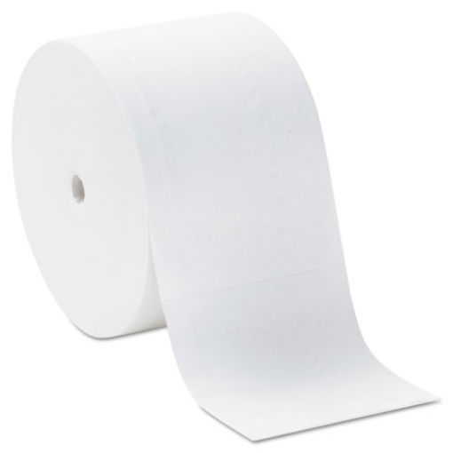 Picture of Coreless Bath Tissue, Septic Safe, 2-Ply, White, 1,125 Sheets/Roll, 18 Rolls/Carton