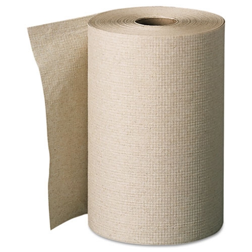 Picture of Pacific Blue Basic Nonperforated Paper Towels, 1-Ply, 7.88 x 350 ft, Brown, 12 Rolls/Carton