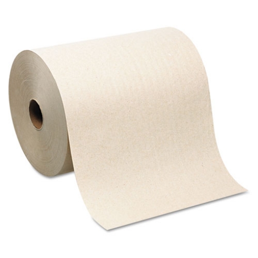 Picture of Hardwound Roll Paper Towel, Nonperforated, 1-Ply, 7.87" x 1,000 ft, Brown, 6 Rolls/Carton