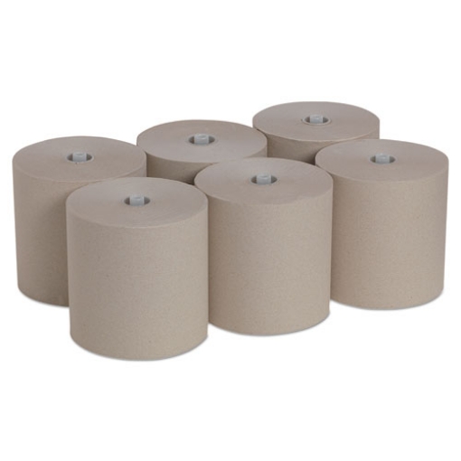 Picture of Pacific Blue Ultra Paper Towels, 1-Ply, 7.87" x 1,150 ft, Natural, 6 Rolls/Carton