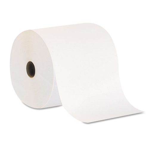 Picture of Pacific Blue Basic Nonperforated Paper Towel Rolls, 1-Ply, 7.88" x 800 ft, White, 6 Rolls/Carton