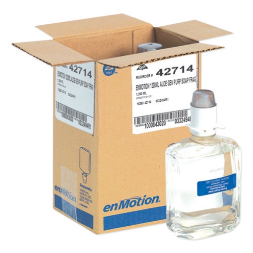 Picture of Gp Enmotion Automated Touchless Moisturizing Gentle Foam Soap Refill, Unscented, 1,200 Ml, 2/carton