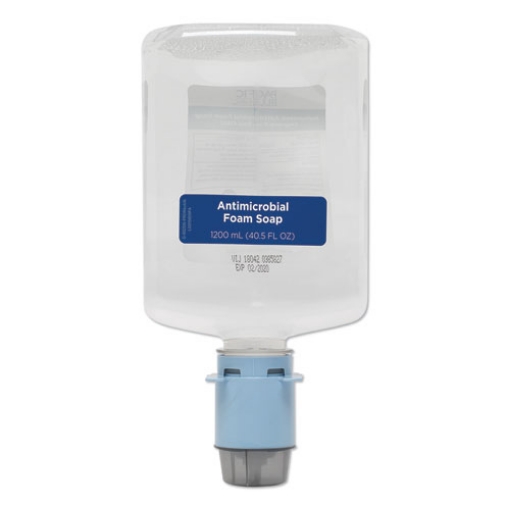 Picture of Pacific Blue Ultra Automated Foam Soap Refill, Antimicrobial, E2 Rated, Fragrance-Free, 1,200 mL, 3/Carton