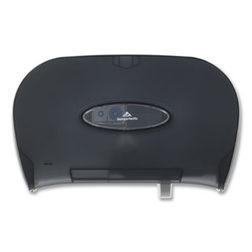 Picture of Two-Roll Bathroom Tissue Dispenser, 13.56 x 5.75 x 8.63, Smoke