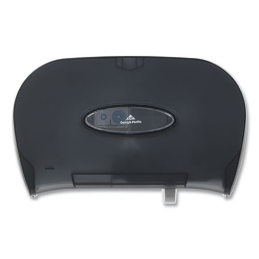 Picture of Two-Roll Bathroom Tissue Dispenser, 13.56 x 5.75 x 8.63, Smoke