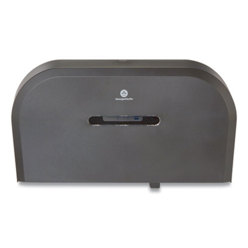 Picture of Jumbo Jr. Bathroom Tissue Dispenser, Double Roll, 22.1 x 4.8 x 12.1, Black