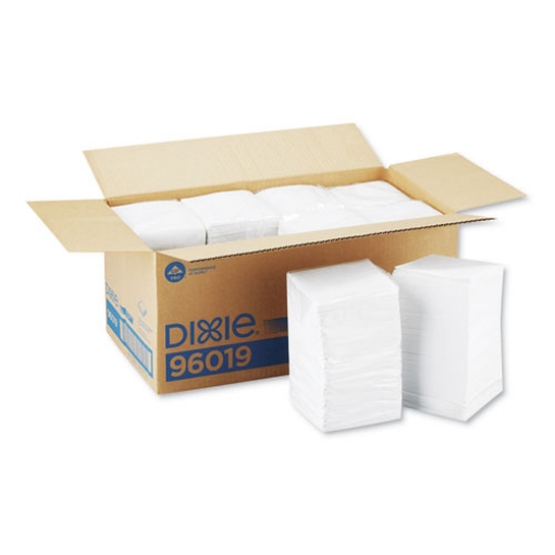 Picture of Beverage Napkins, Single-Ply, 9 1/2 X 9 1/2, White, 4000/carton